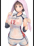 汗がしたたるエロ可愛いスポーツ女子4